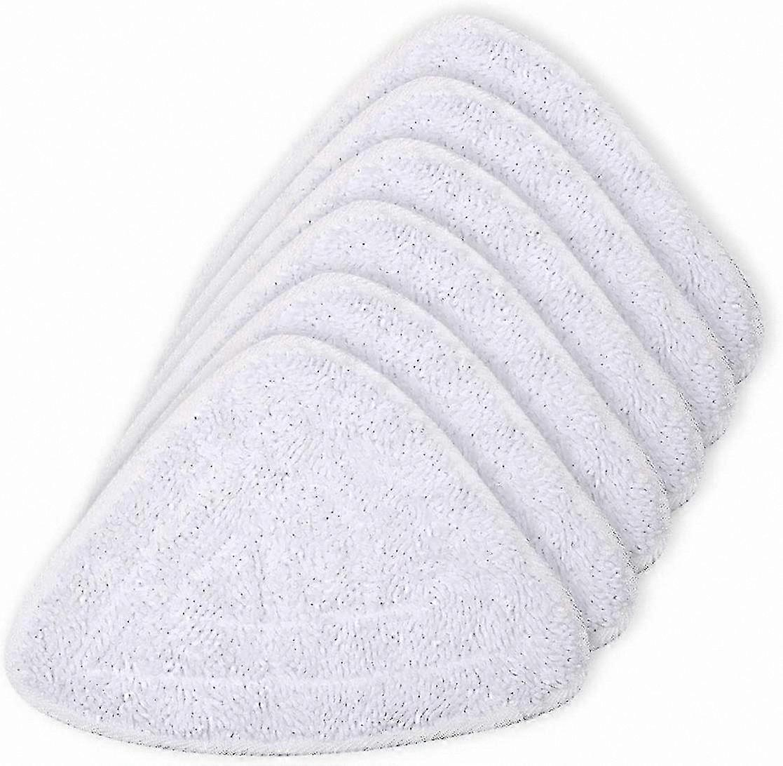 6-Pack Microfiber Cleaning Pads for Hot Spray Steam Cleaners