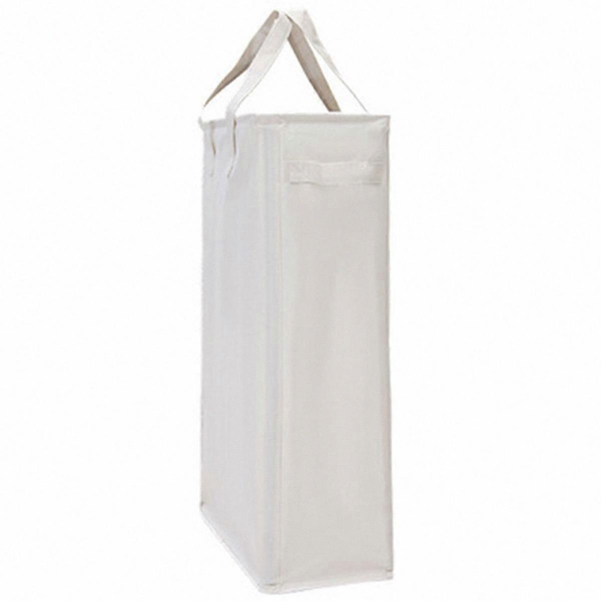 Foldable Laundry Basket with Handles Thin Clothes Hamper Collapsible Storage for Dirty Laundry Narrow Design Portable Organizer Container Home Use