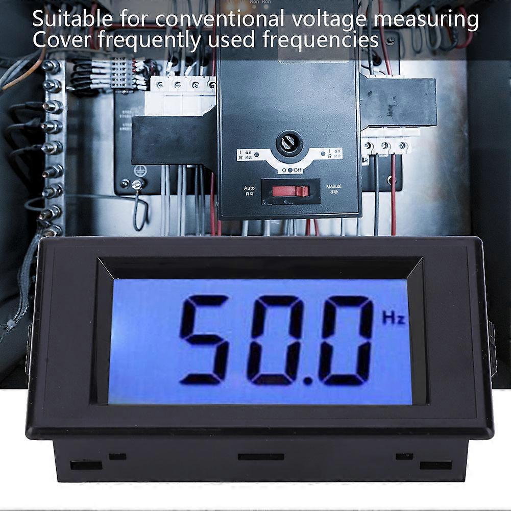D69-HZ Digital Frequency Meter 45.0-65.0Hz AC 80-300V LCD Display