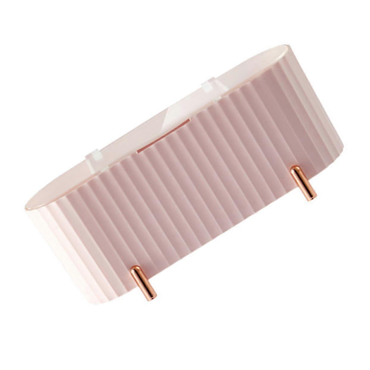 Cosmetic Storage Box Cover Makeup Holder for Dressing Table Makeup Organizer Compartments for Neat Storage for Vanity and Bathroom Use