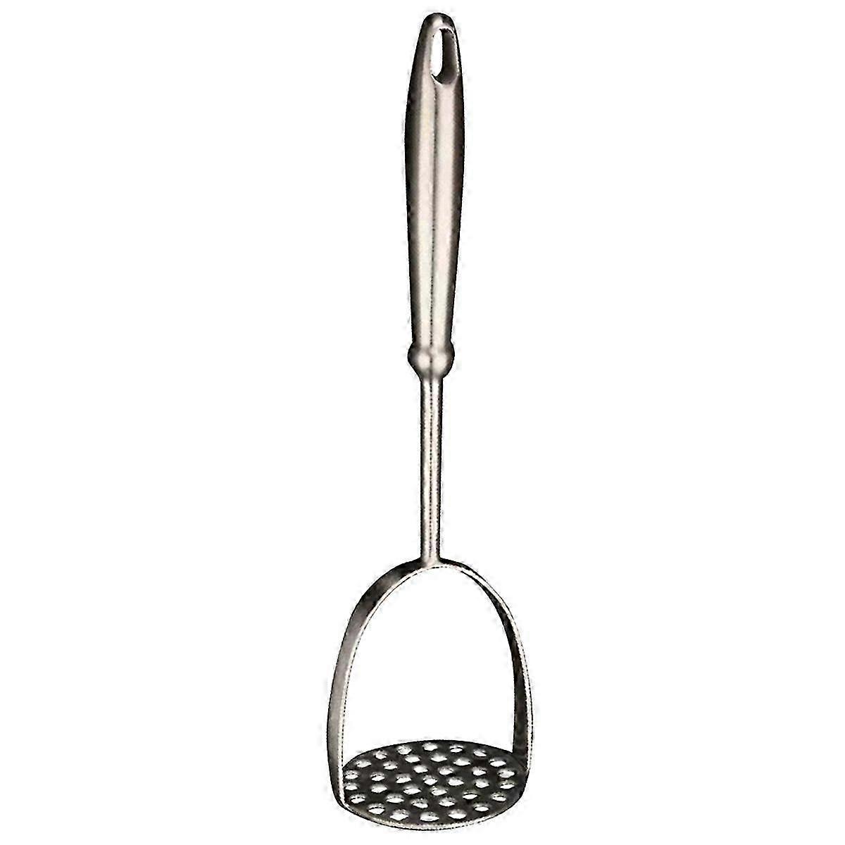 Silver Stainless Steel Potato Masher Household Potato Press Manual Multifunctional Masher Masher