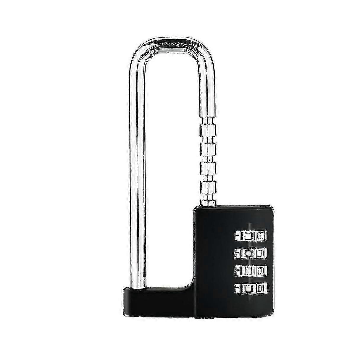 Combination Padlock Outdoor, Waterproof Heavy Duty Padlock With Code, Multifunctional Adjustable Long Padlock