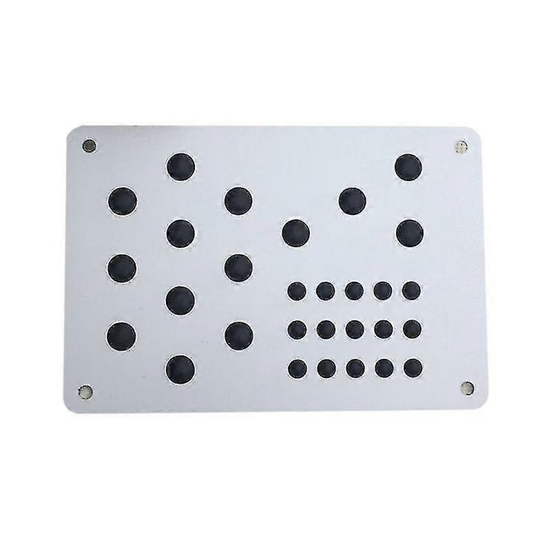 Universal Aluminum Car Floor Mat Patch Non-slip Heel Plate Footrest...