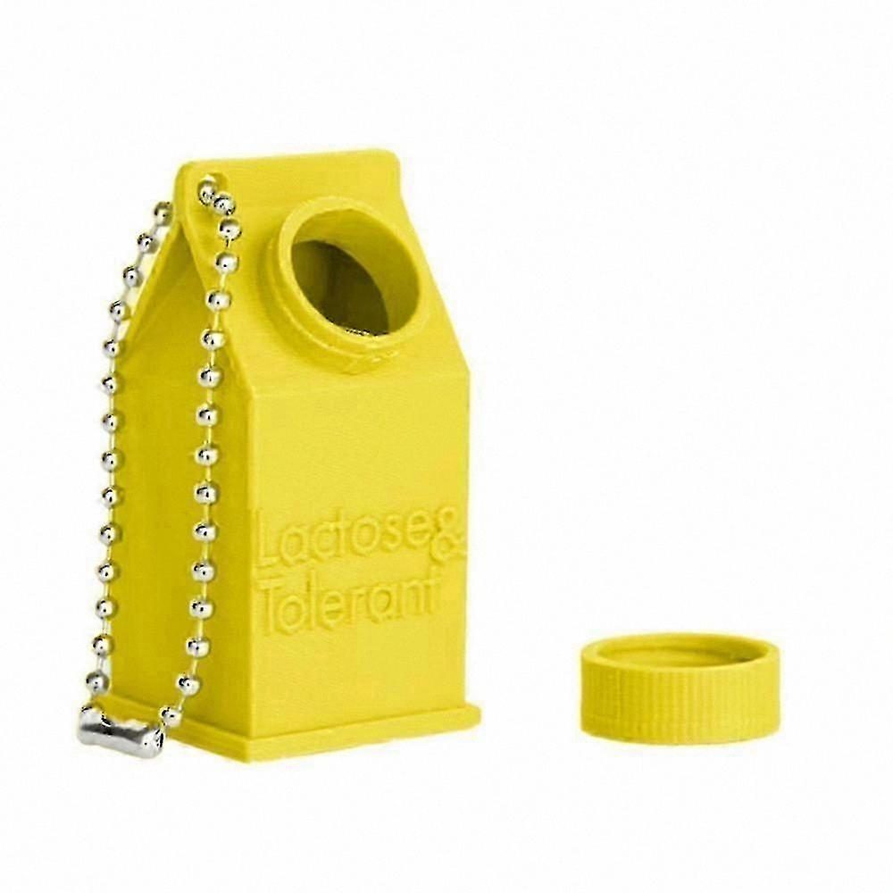 Mini Pill Case Keychain, Lactose-Free Medication Holder, Portable Travel Accessory