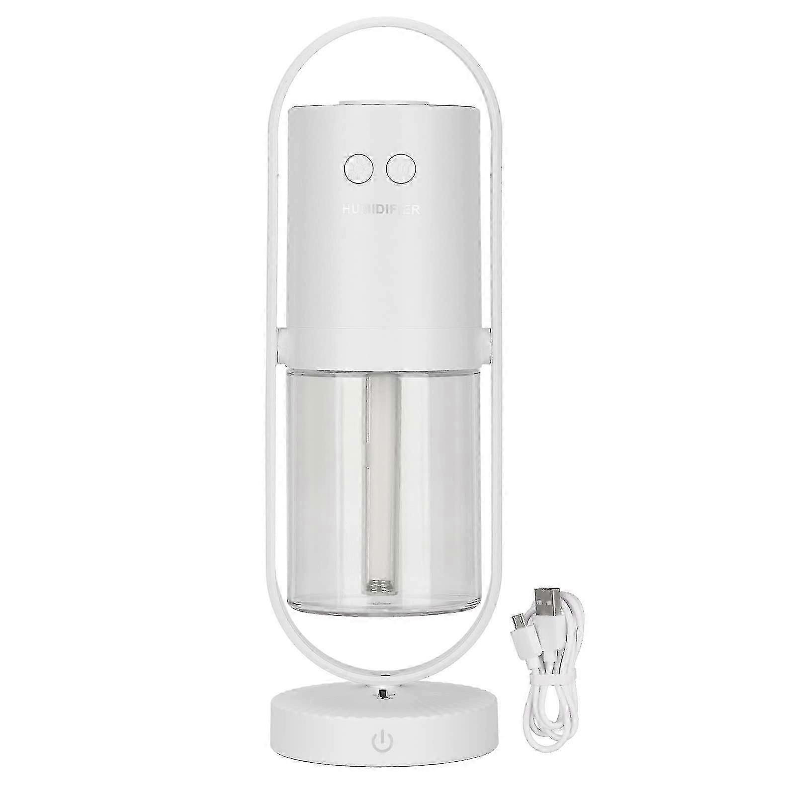 Portable Mini Humidifier 360 Spin,ultrasonic Mist Humidifier,usb Personal Desktop Humidifier(7x6.6x21.3cm)