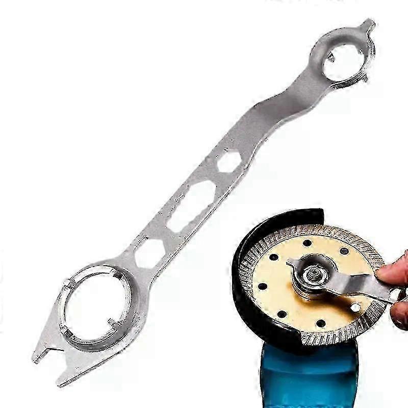 Grinder Wrench Tool 4 Claw Double Ended Grinder Removal Wrench Prof...