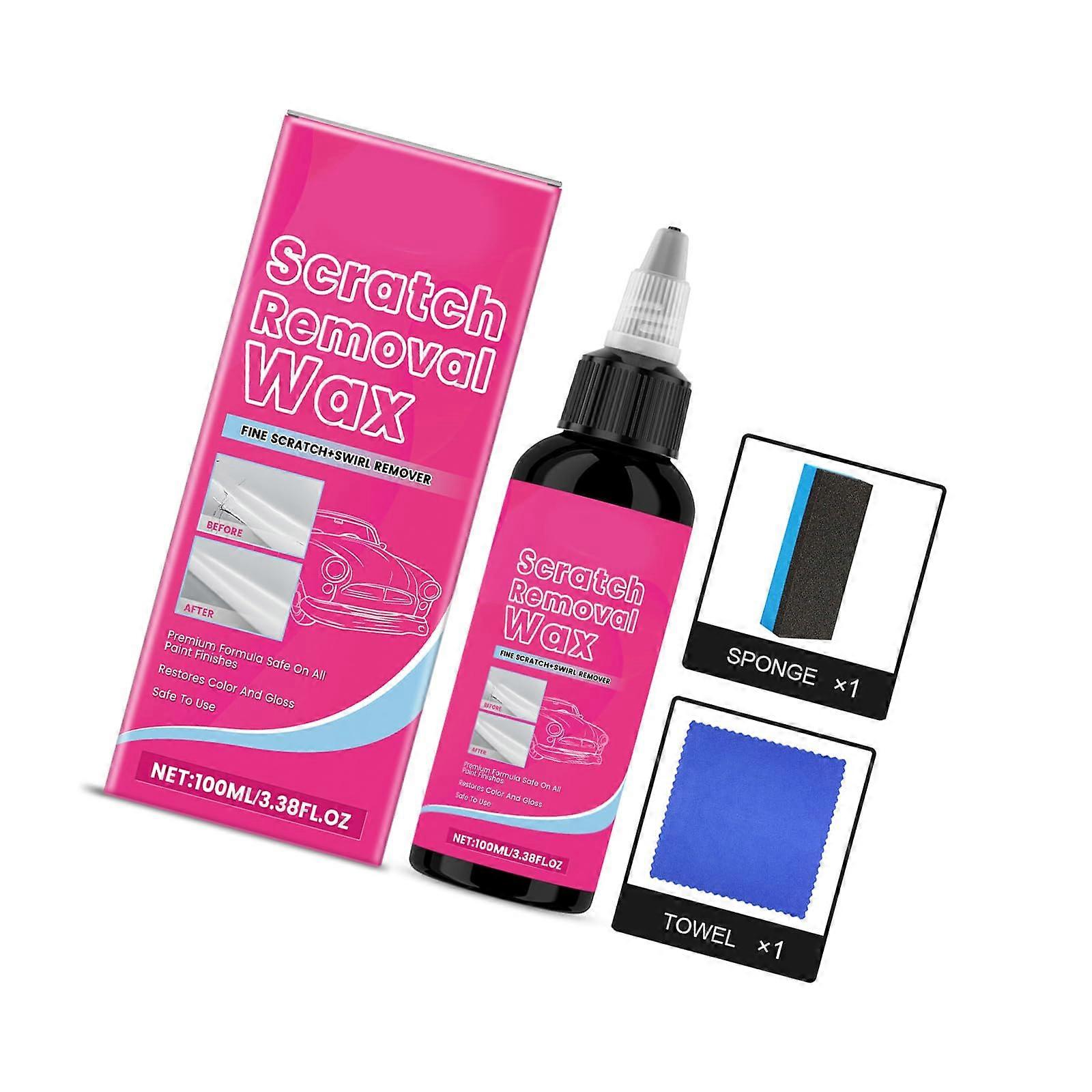 100ml Car Scratch Remover With Sponge Auto Body Paint Care Scratch Polishing Cleaner Car Styling