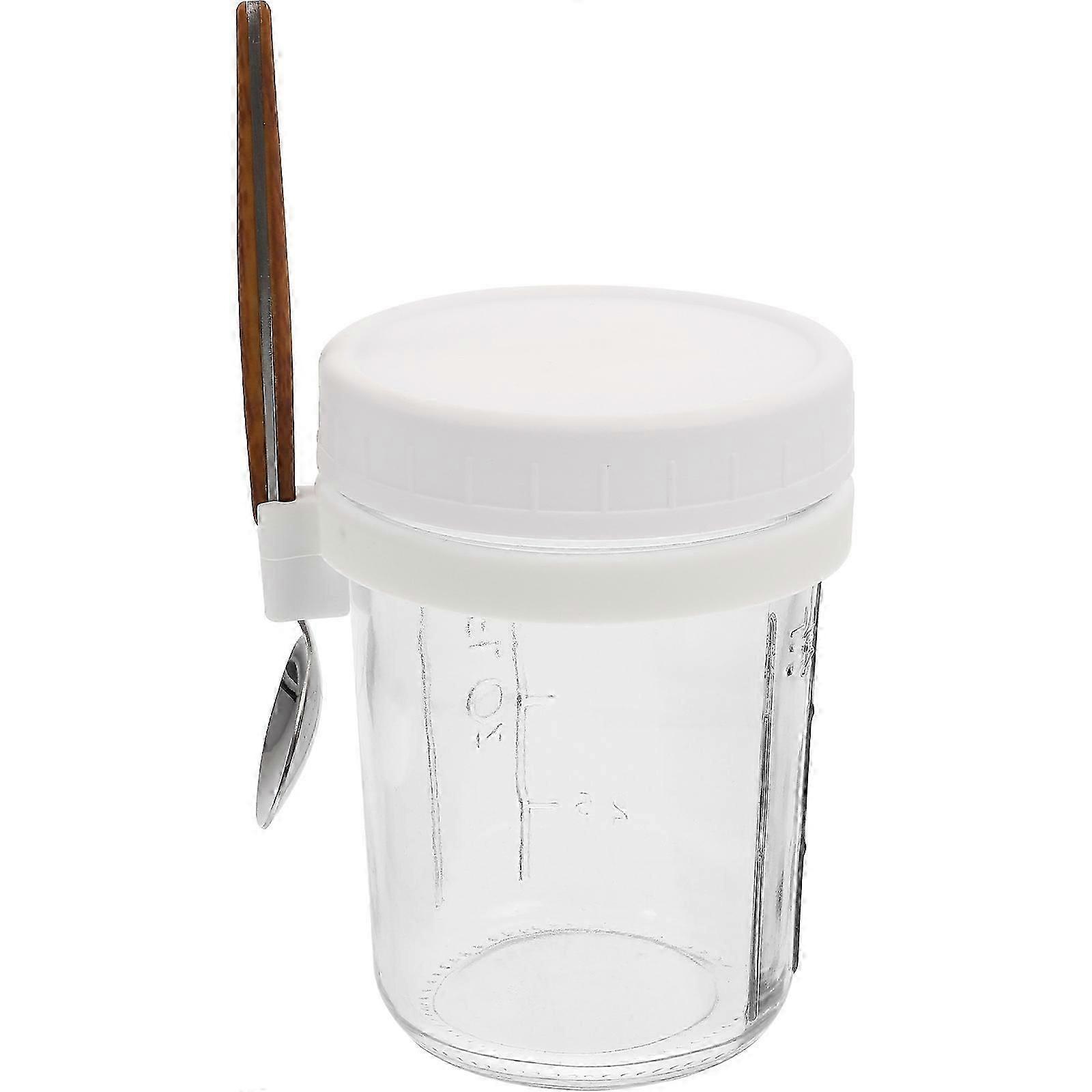 Multi-Function Glass Cup Mason Cup Compact And Practical For Liquid Transport 350ML 1Set