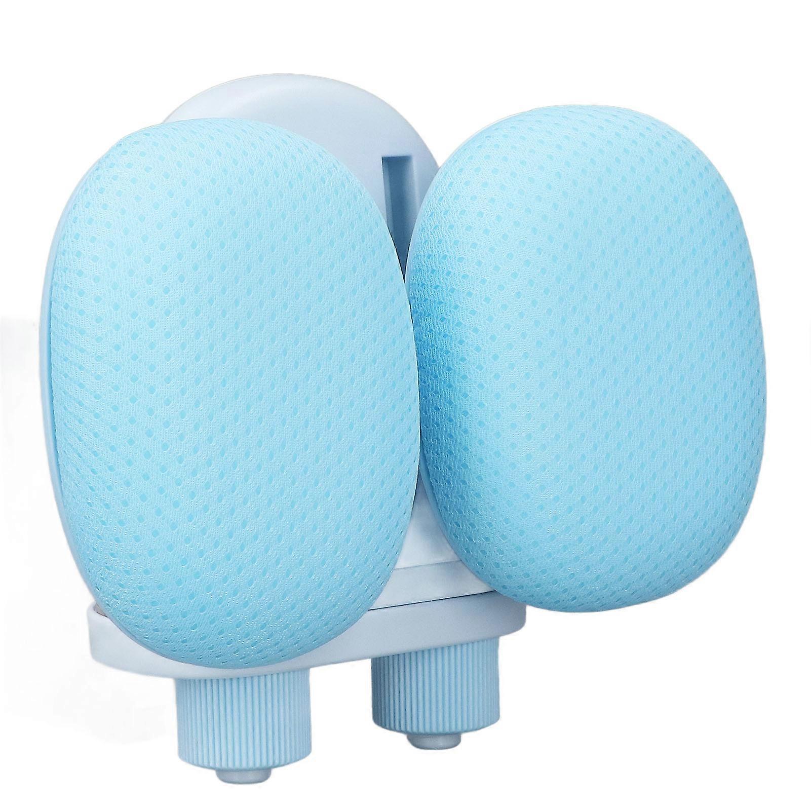 Sitting Posture Corrector Pearl Wool 5 Height Levels Easy Assembly Double Chest Support for Kids Students Desk Blue 