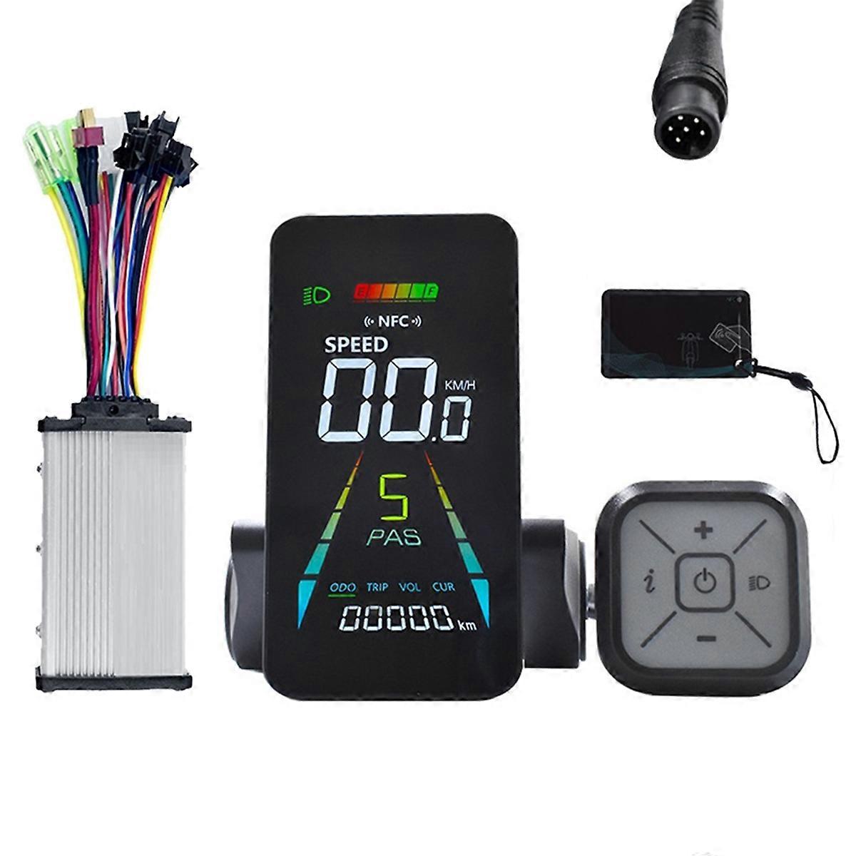 E-Bike NFC LCD Messgerät 24V/60V +36V 350W Controller A