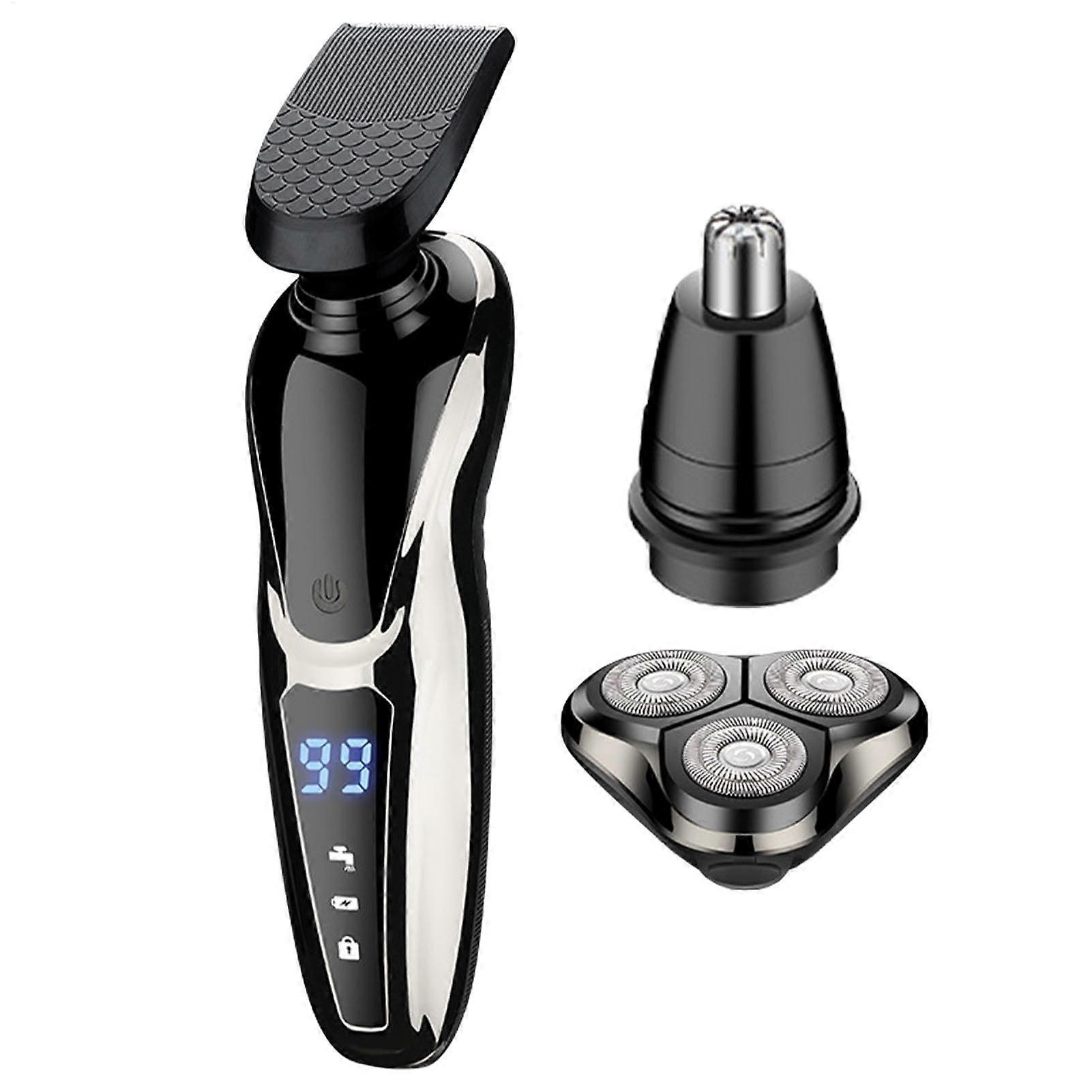 Men's Electric Shaver, Rechargeable Beard Trimmer, Wet And Dry USB Charging Cordless Razor For Face, Mustache, Sideburns