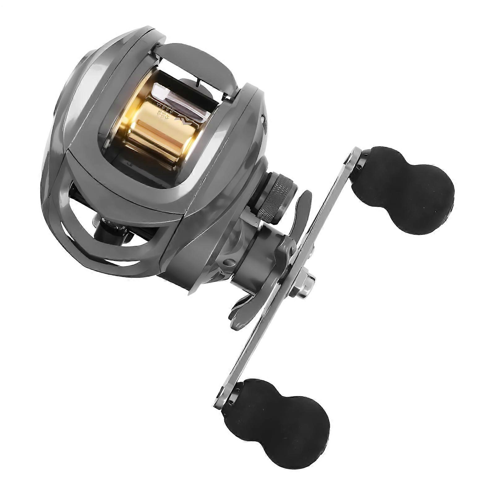 Baitcaster Rod And Reel Combo Telescopic Set 7.2:1 Gear Ratio Right Hand Retrieve Compact Portable Beginners And Pros