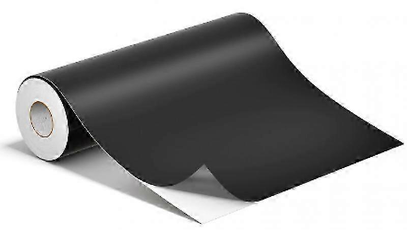 300CM Matte Black Vinyl Car Wrap Roll, Air Bubble Free Vinyl Sticker, Stretchable Waterproof Matte Adhesive Car Sticker for Interior/Exterior Decorat