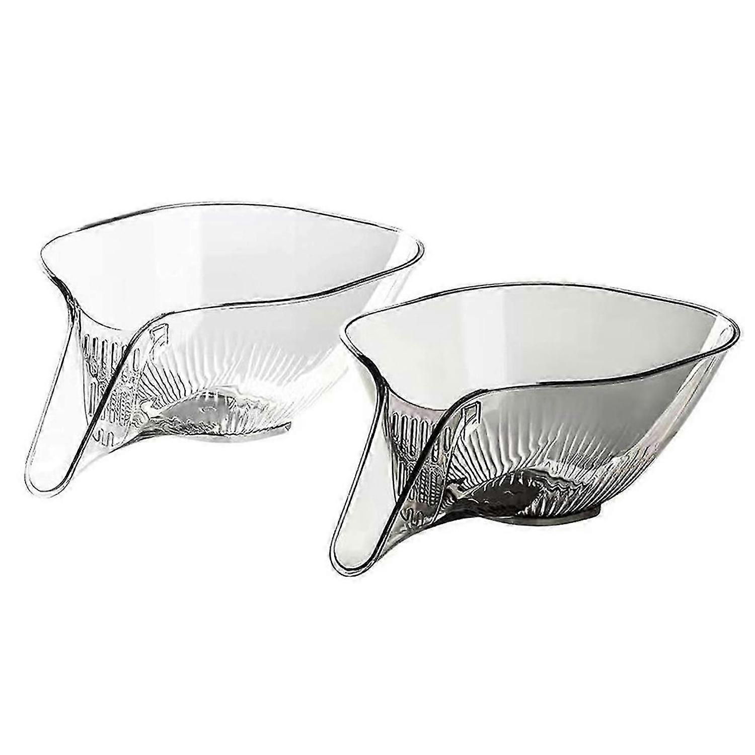 2Pcs Multi-Functional Drain Basket, Drainage Basket Funnel