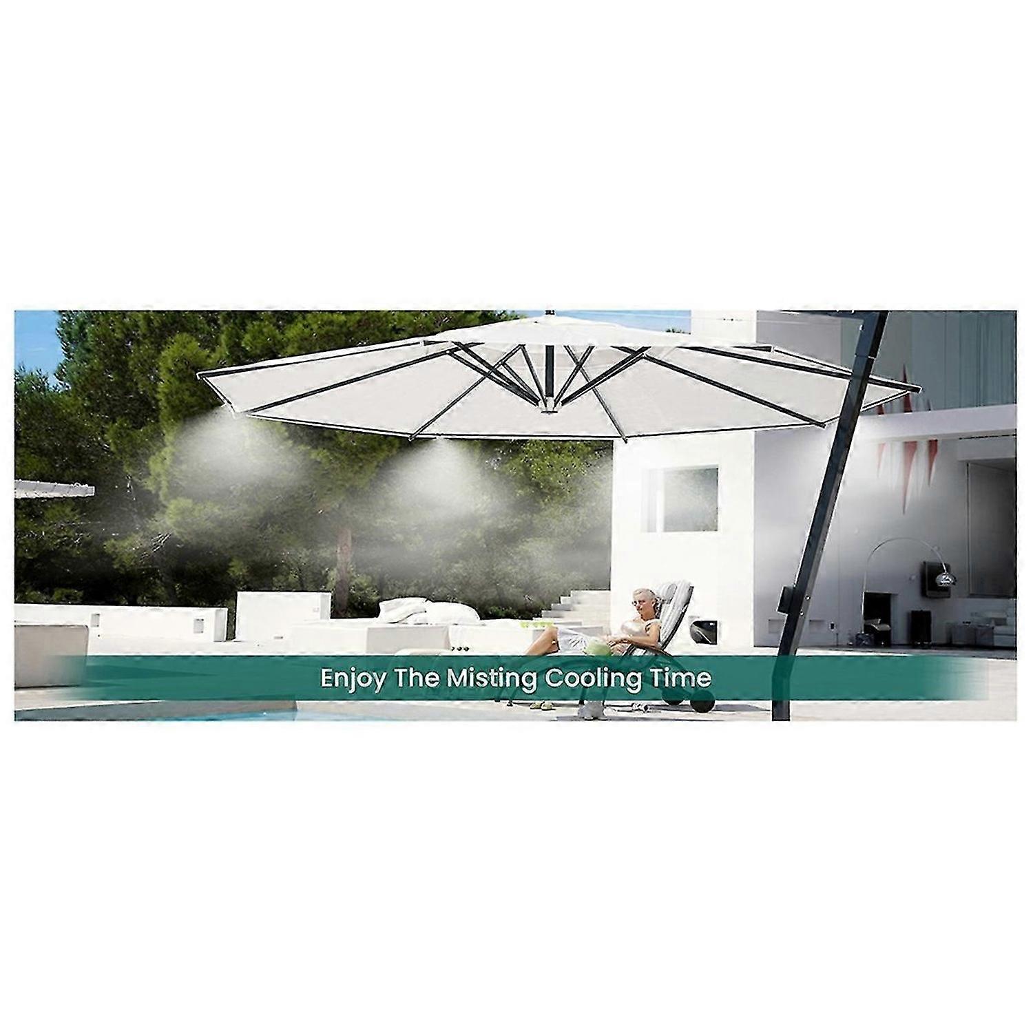 6M Tap Water Garden Set Low Pressure Mist System Courtyard Cooling