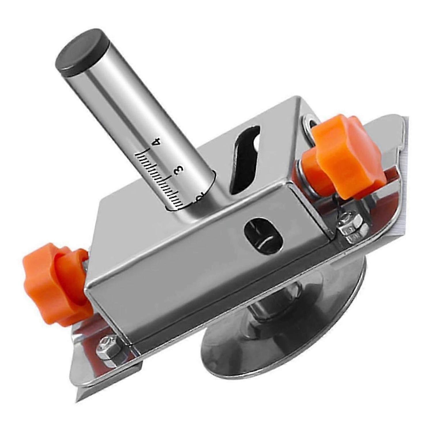 Woodworking Parallel Line Drawing Tool 7cm Adjustable Multi Function Wood Scribe for Carpentry Stainless Steel