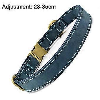 Collier pour chien en toile robuste, cuir véritable pour plus de confort, matériau métallique durable avec dégagement rapide, réglable pour un ajustement parfait 2025