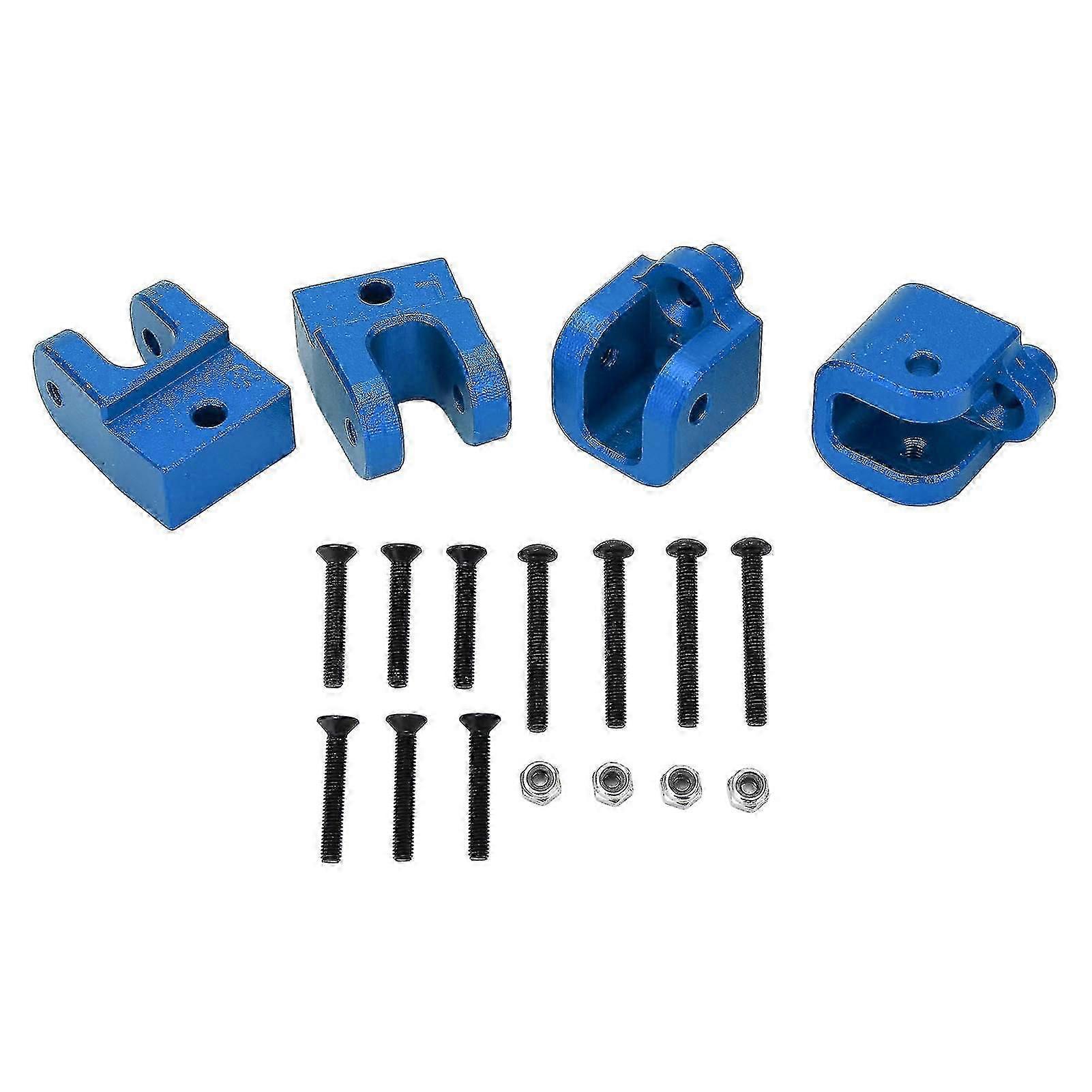 Dark Blue 4PCS Tie Rod Mount for Losi Baja Rey 110 RC Car