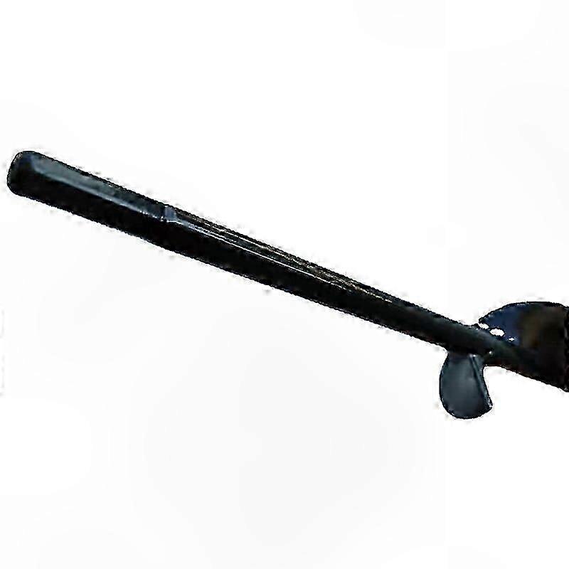 Black Steel Auger Drill Bit for Garden and Soil Use, 50mm x 450mm Size for Planter Installation