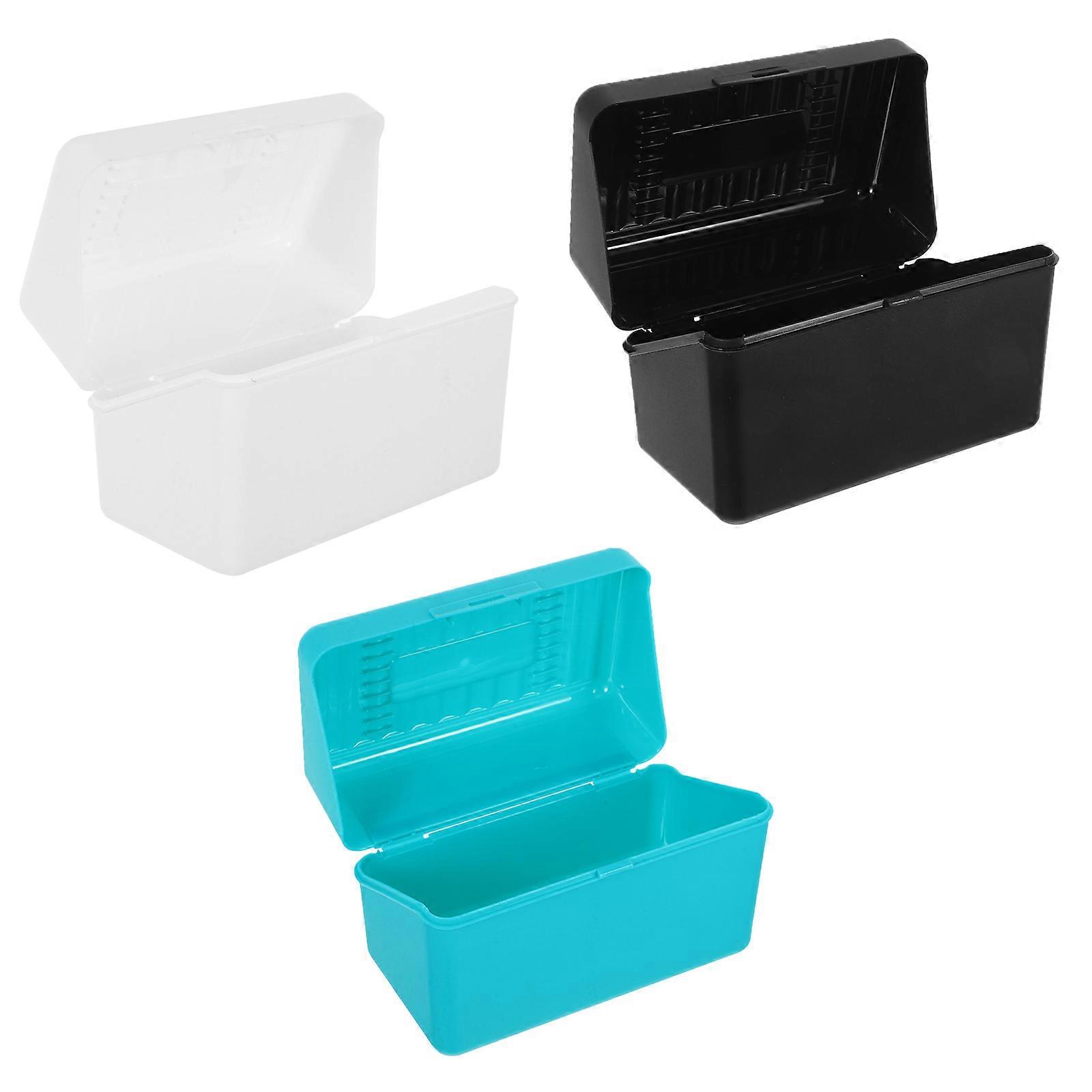 Note Card Holder Index Card Box Organizer for Office Supplies 1Set