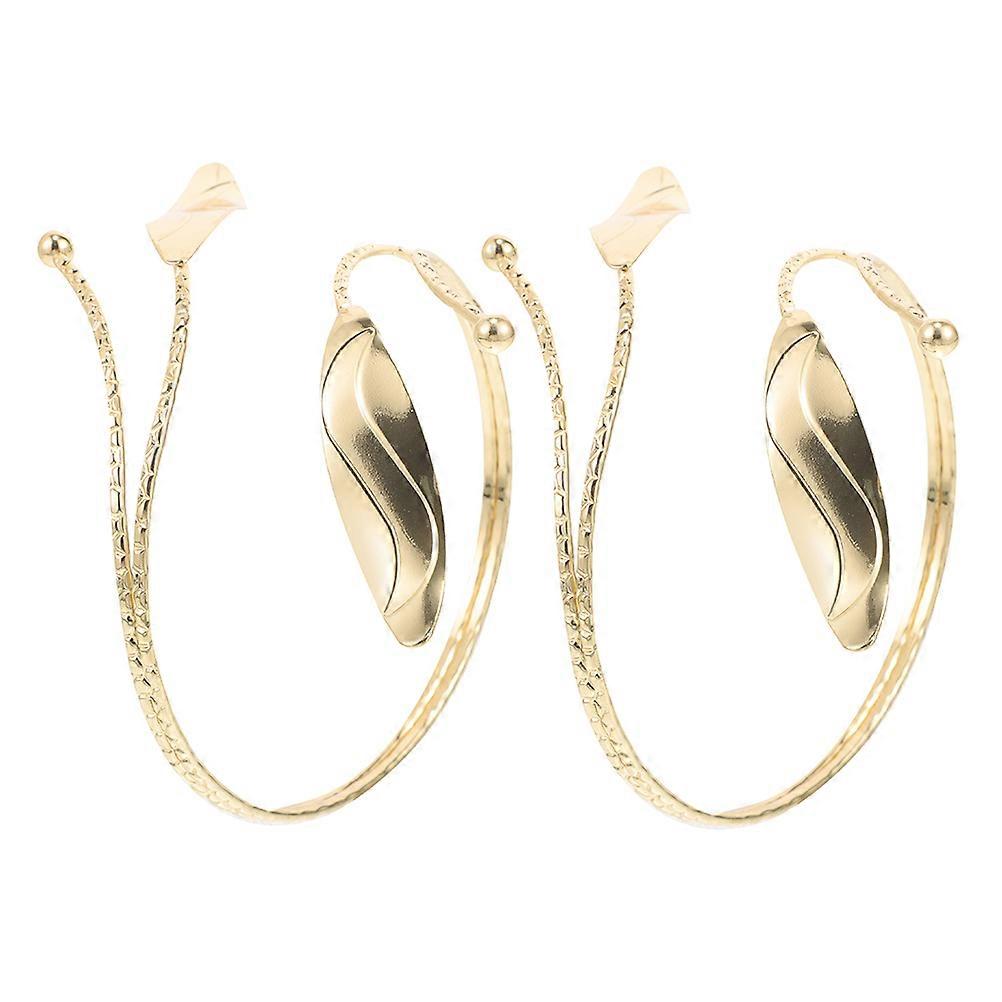 Golden Leaf Curtain Tiebacks Metal for Home Use 6Pcs Stylish Drapery Holdbacks