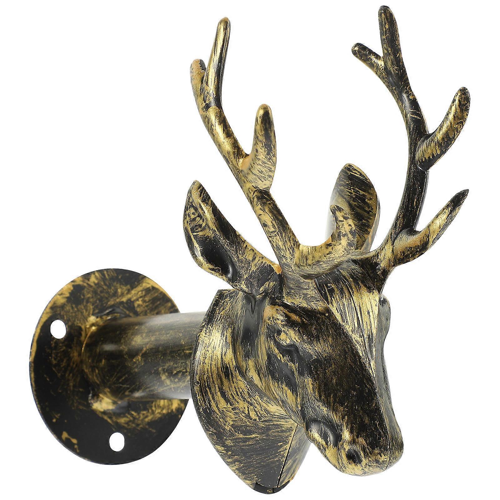 Antler Deer Wall Hook Decorative Hanger for Key and Coat 2Pcs