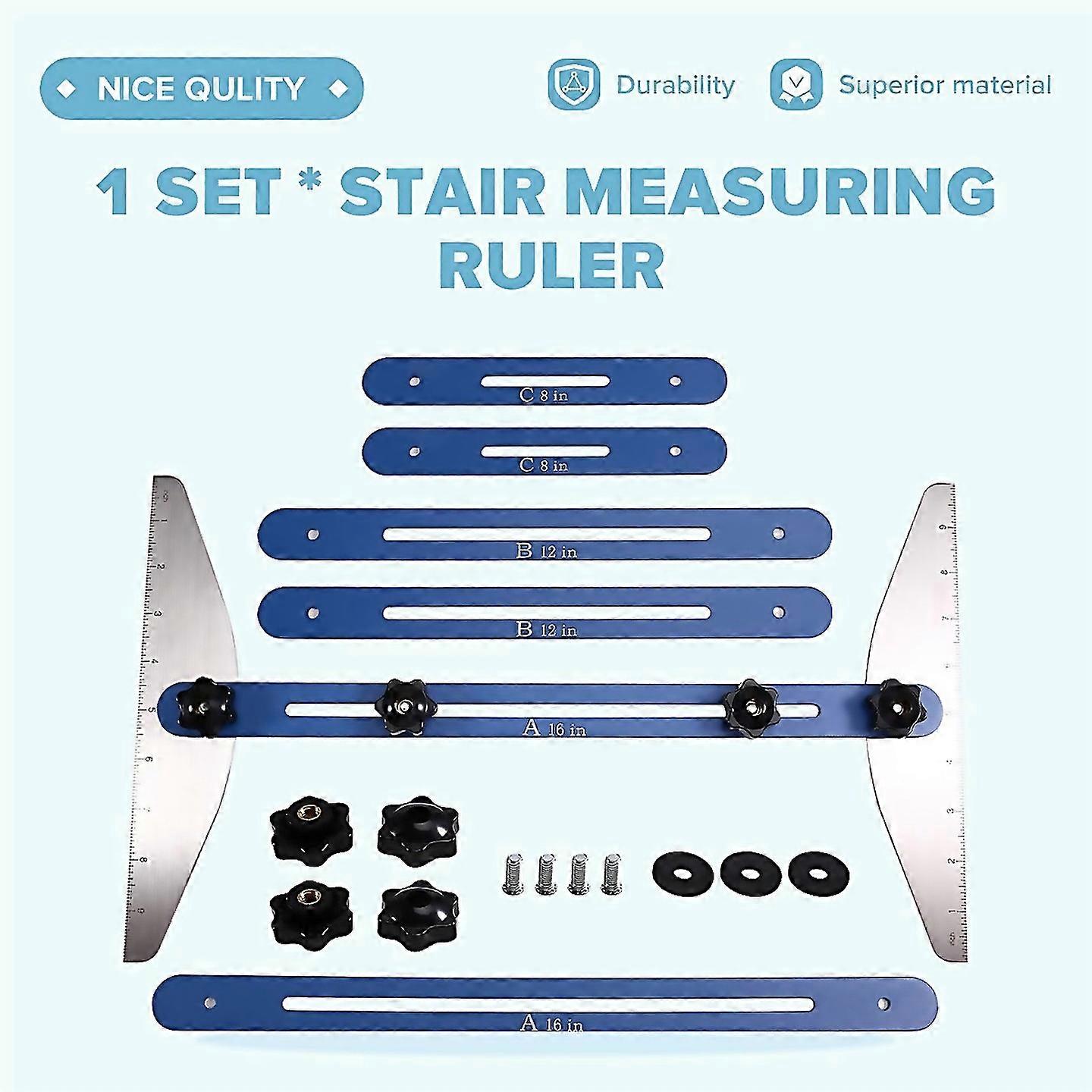 For Stair Tread Template Tool Stair Measurement And Scribing