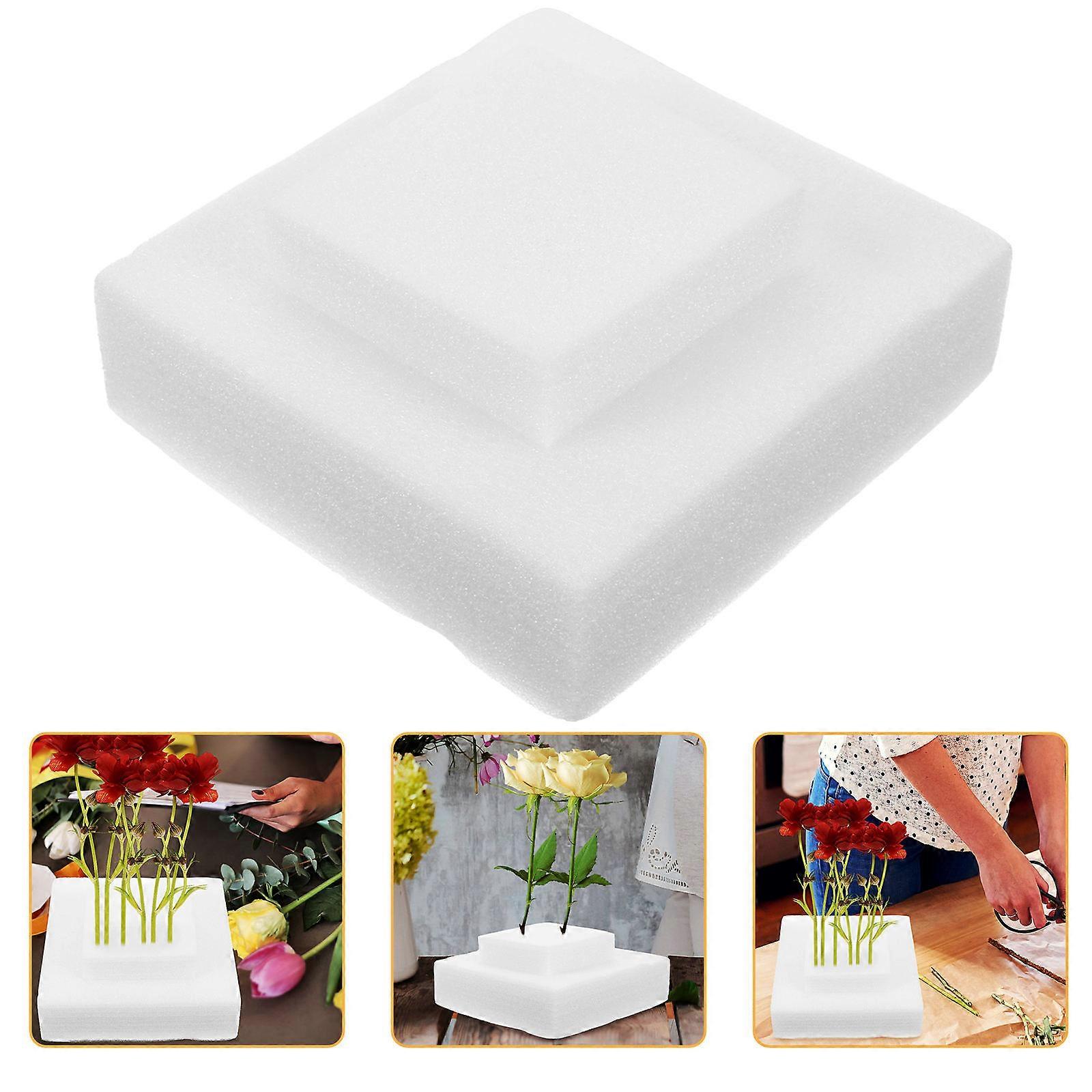 Floral Foam Flower Arrangement Foam for DIY Use 3Pcs White Blocks