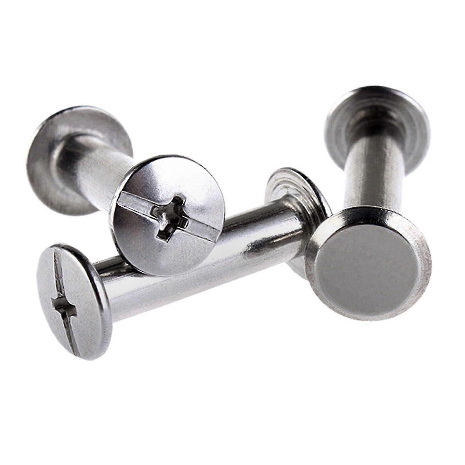 Bookbinding sets, stainless steel, M4, M5, flat head rivets, M5 50mm (5pcs)