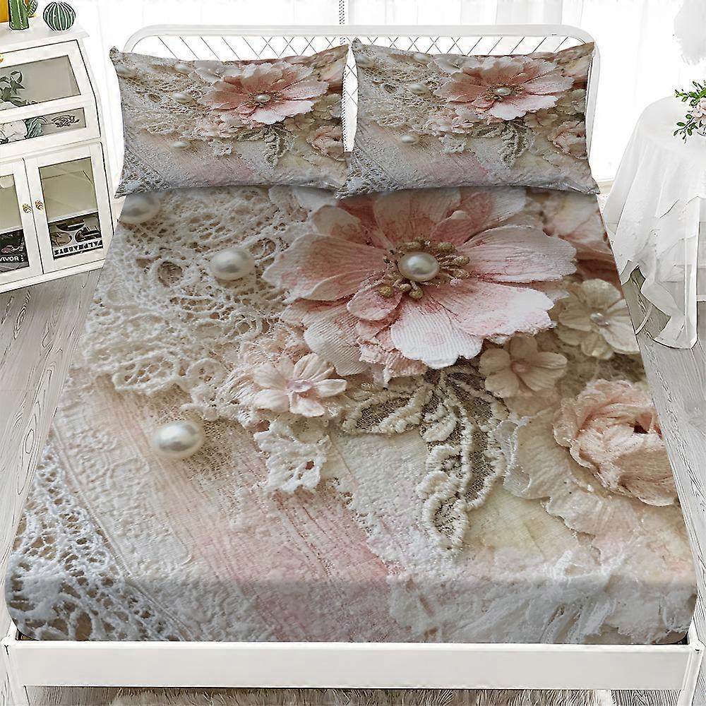 Three-piece fitted sheet set bedding gift