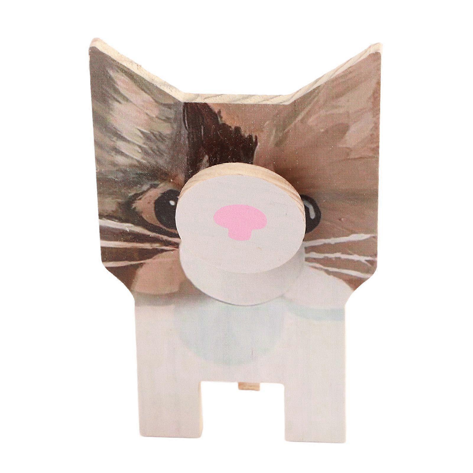 Animal Shape Glasses Holder Unique Beautiful Design Natural Odorless Composite Wood Eyeglasses Display StandCat