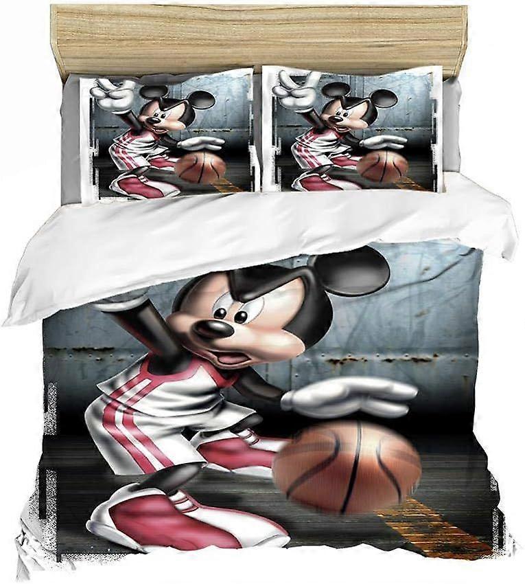 t601 Duvet Cover Bedding Set Single  Cartoon Anime Character - For Single Double King Size Bed, 3D Printing Microfiber Duvet Set Quilt Case With Pillo