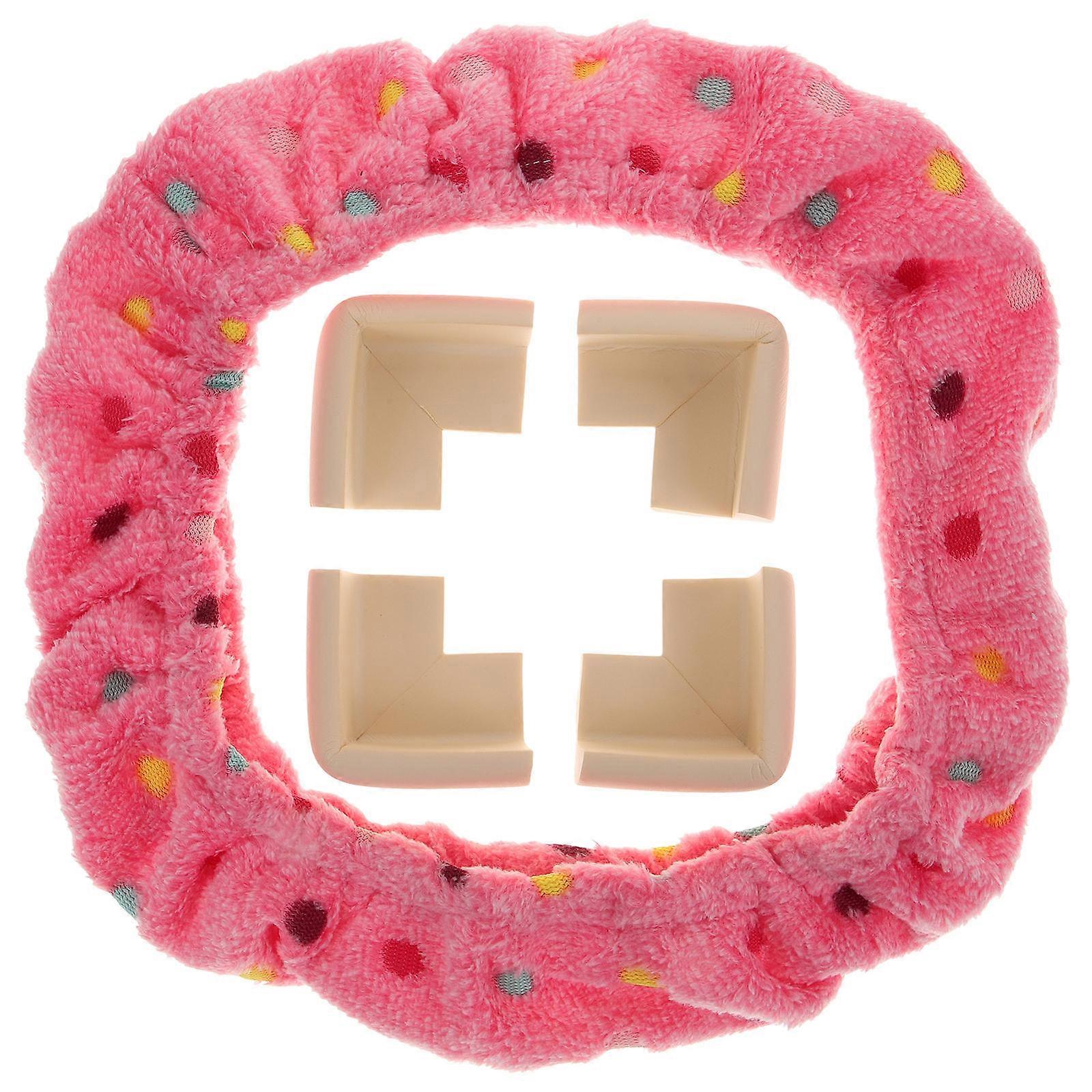 Wiederverwendbare rosa Stickrahmenabdeckung für Nähschutz 1Set