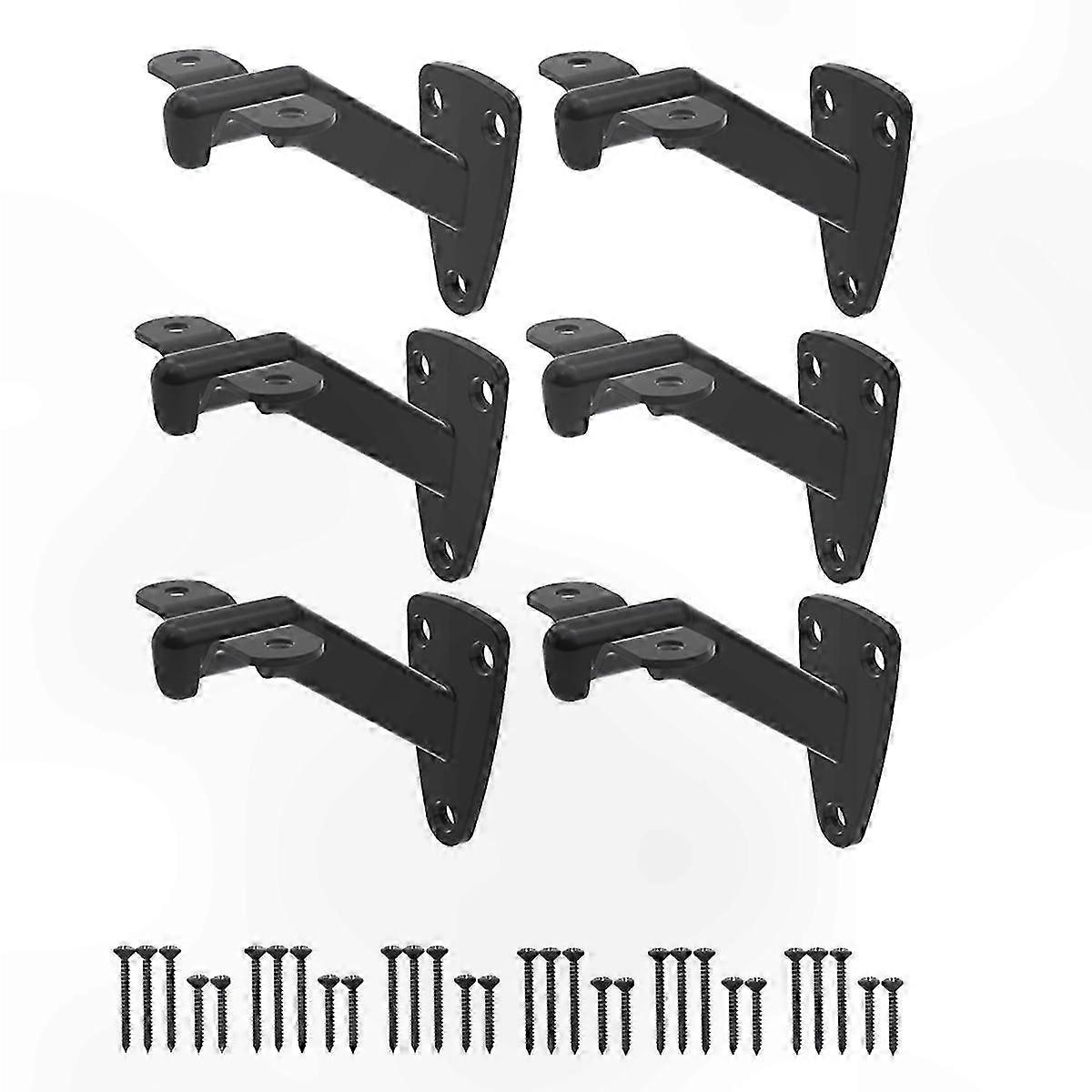 Indoor Stair Handrail Mounting Brackets (6-Pack)