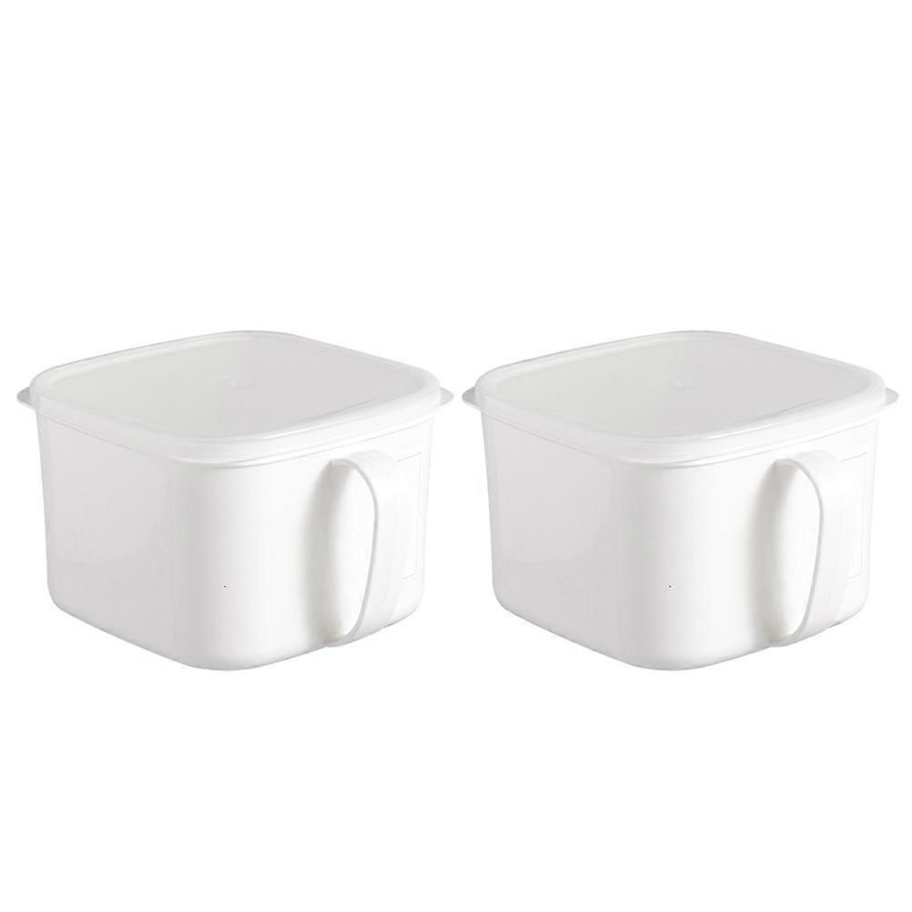 Plastic Cereal Storage Containers PP PE Material With Lid Design For Households 2Pack