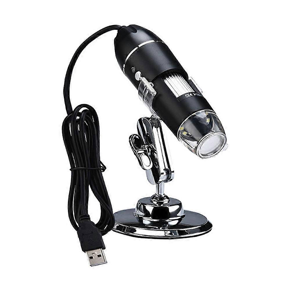 USB Magnification Tool Portable Microscope for Phone Repair 2Pcs Black