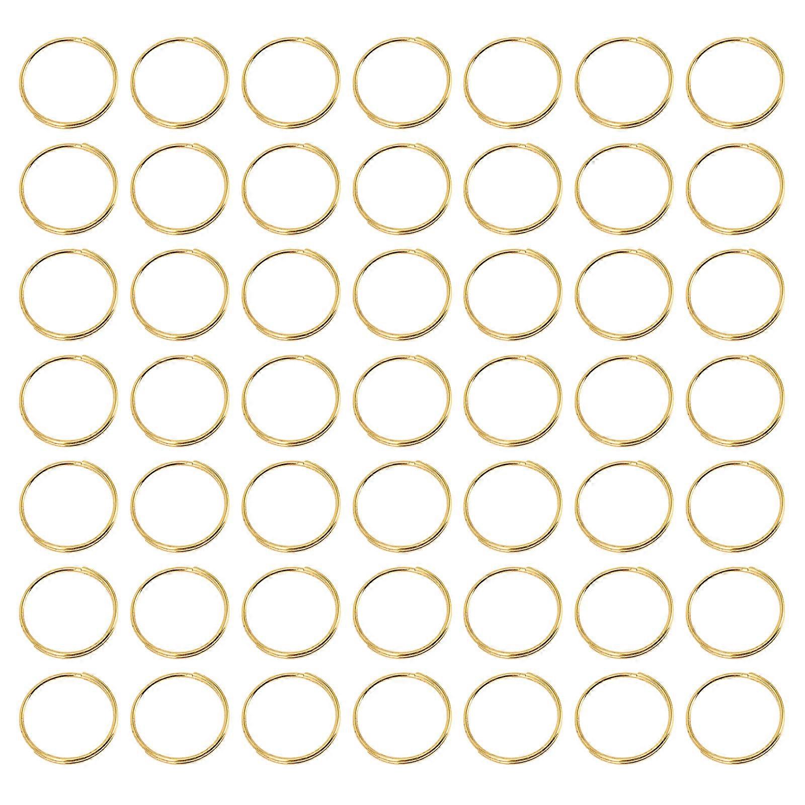 1500Pcs Golden Chandelier Connection Ring for DIY Use Lighting Accessory