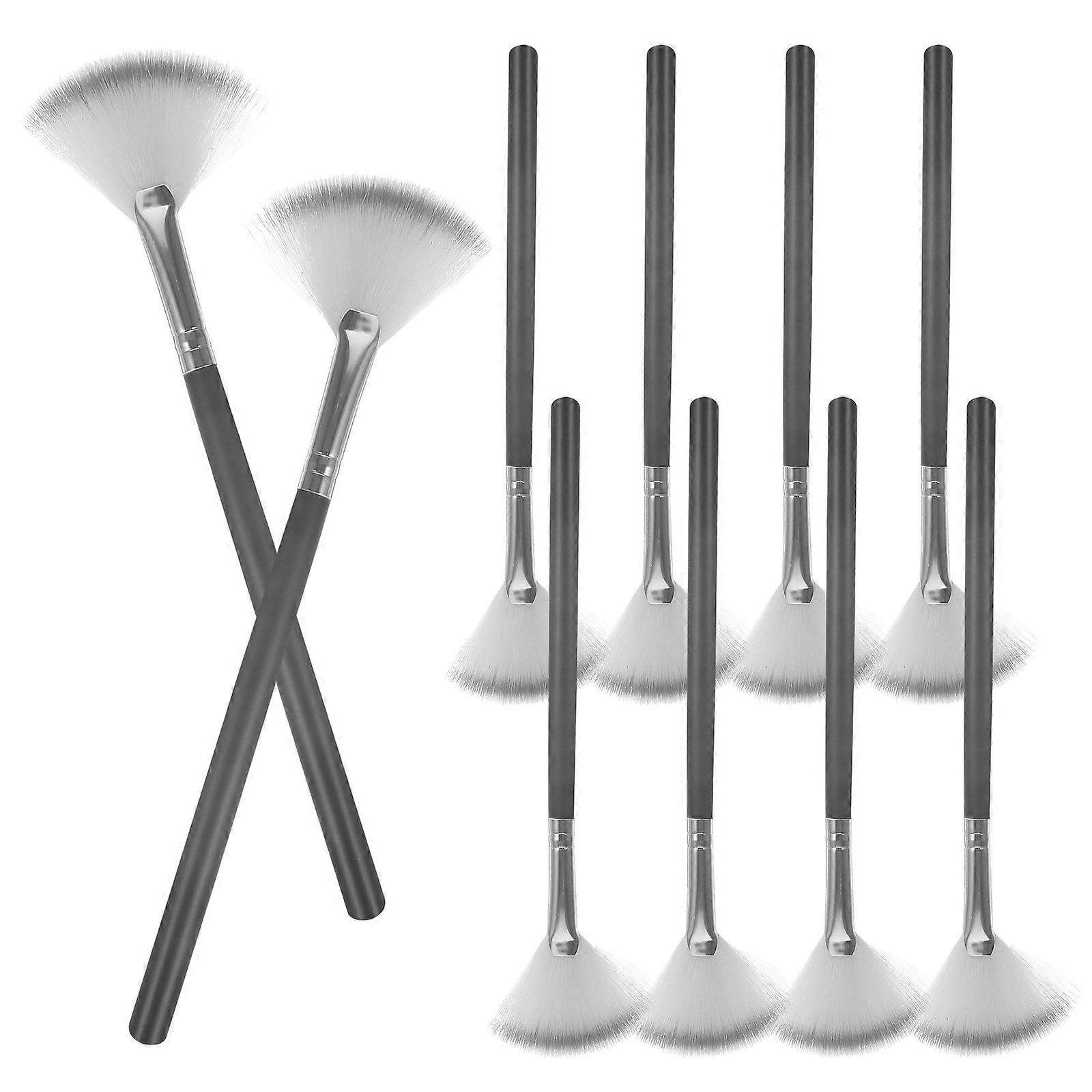 30Pcs Makeup Tool for Blush and Highlighter in Black