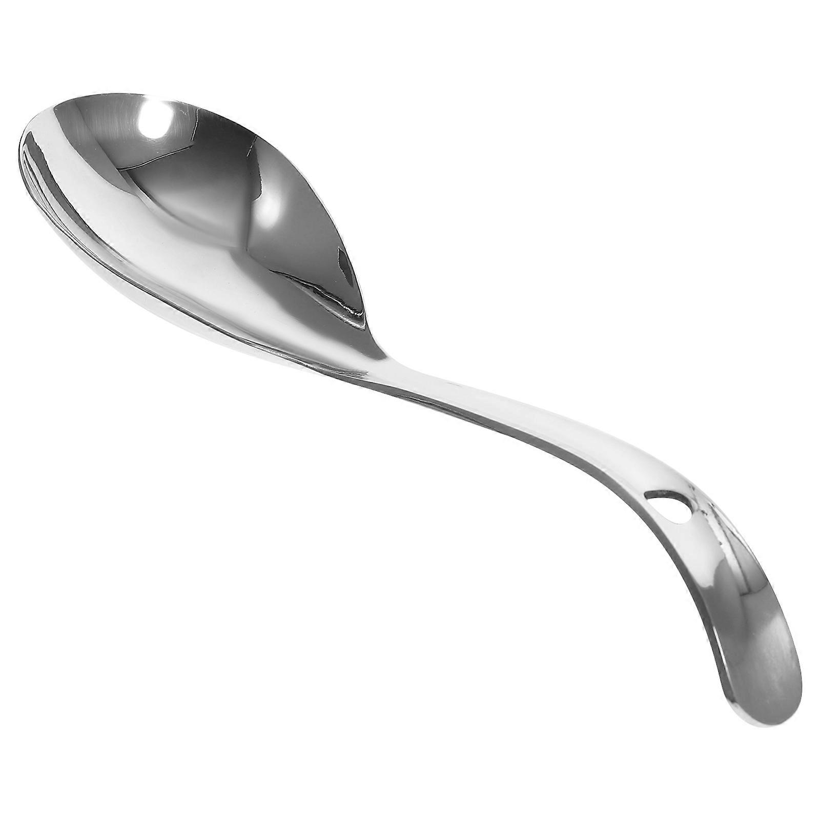 Stainless Steel Rice Spoon 4Pcs Non-Stick Convenient Rice Paddle For Daily Use Cooking And Serving Rice With Moderate Size