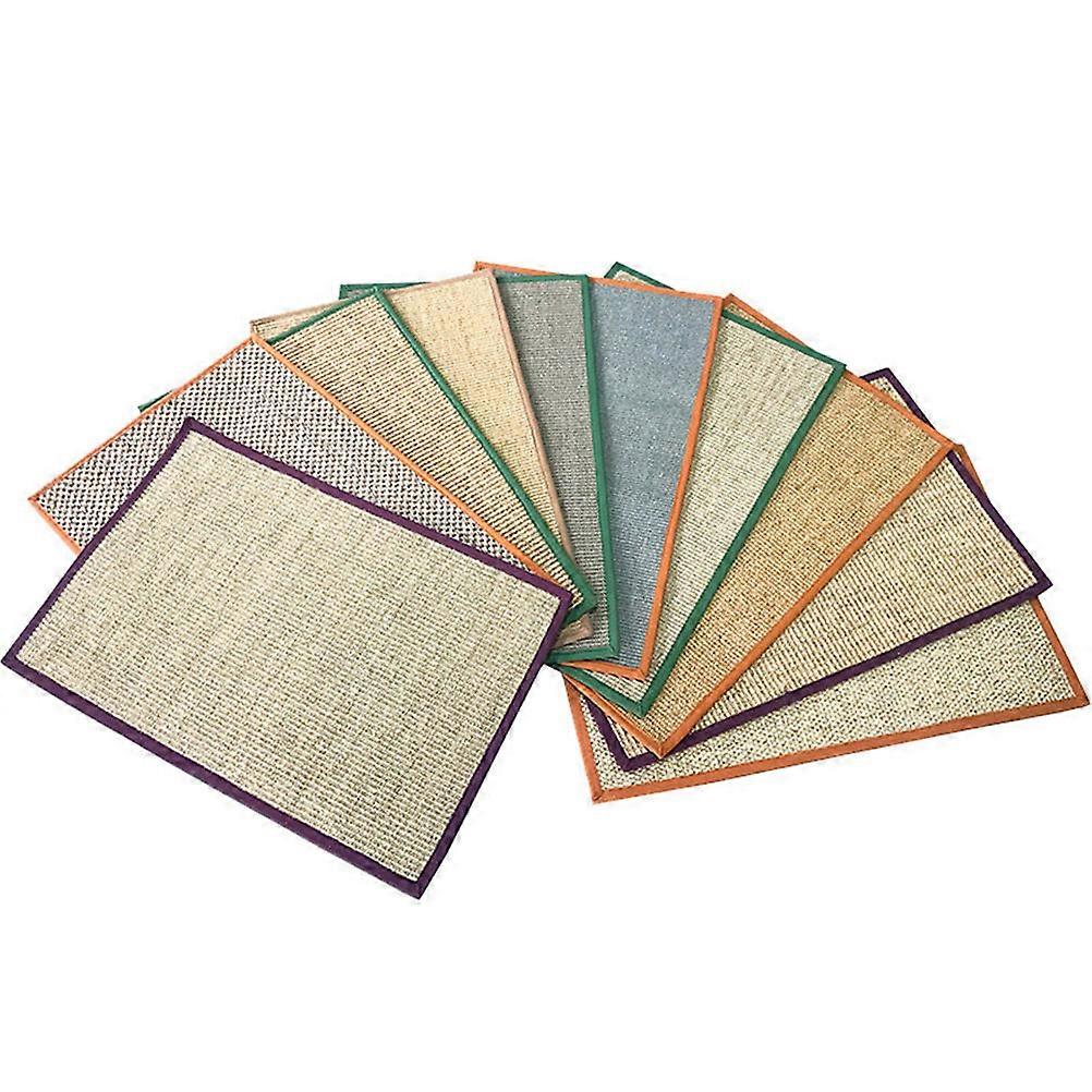 Sisal Cat Sleeping Pad Practical Cat Scratcher For Indoor Cats Small Random Color Furniture Protection 1Pack