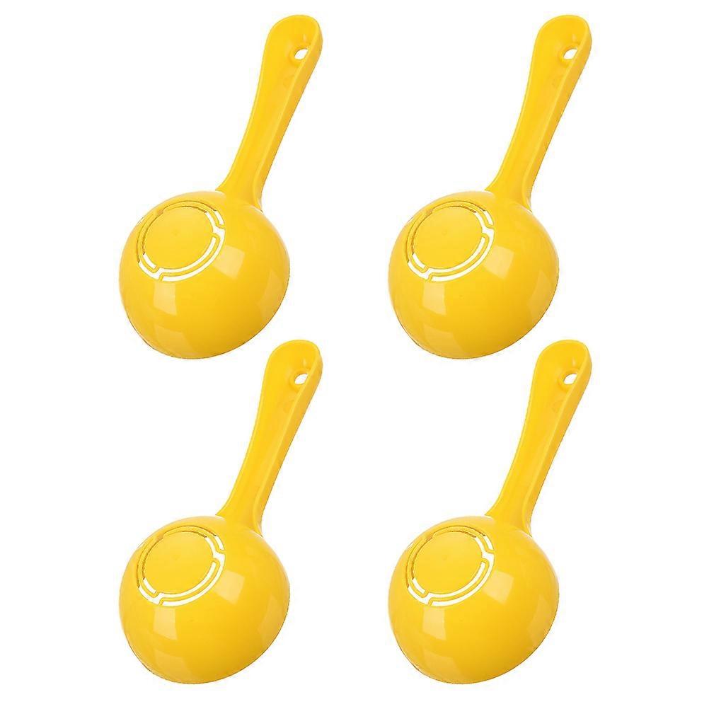 Rice Spoons Serving Spoon for Home Use 4Pcs Yellow Material