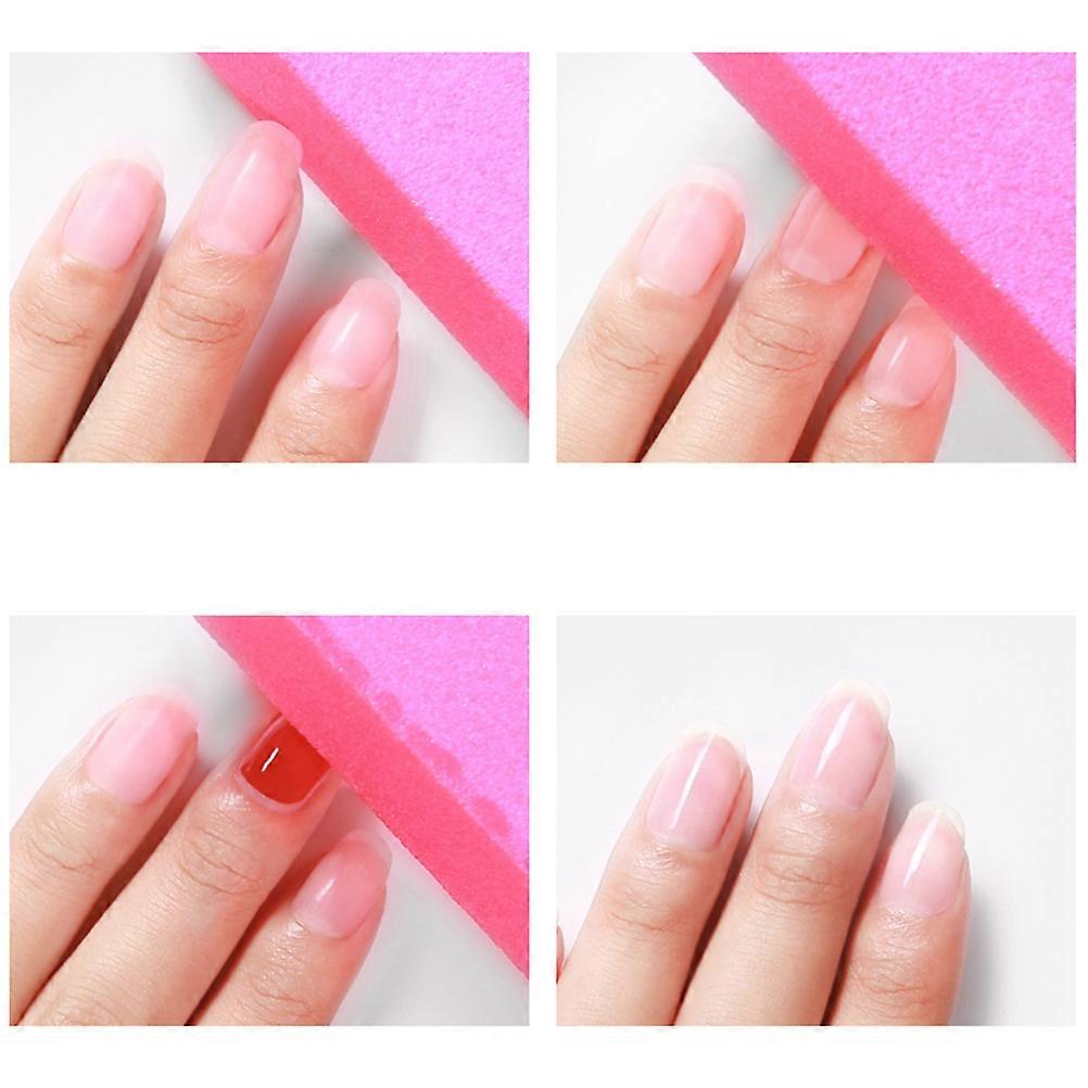 Nail Sanding Manicure Files for Surface Sanding 10Pcs Pink Blocks