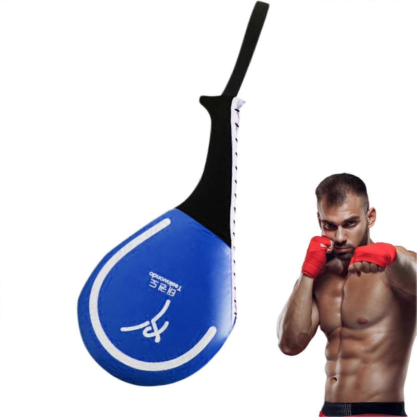 Speed Training Kickboxing Pad Kickboxing Target Pad For Kicking Wrist Strap Design Blue For Professionals And Beginners