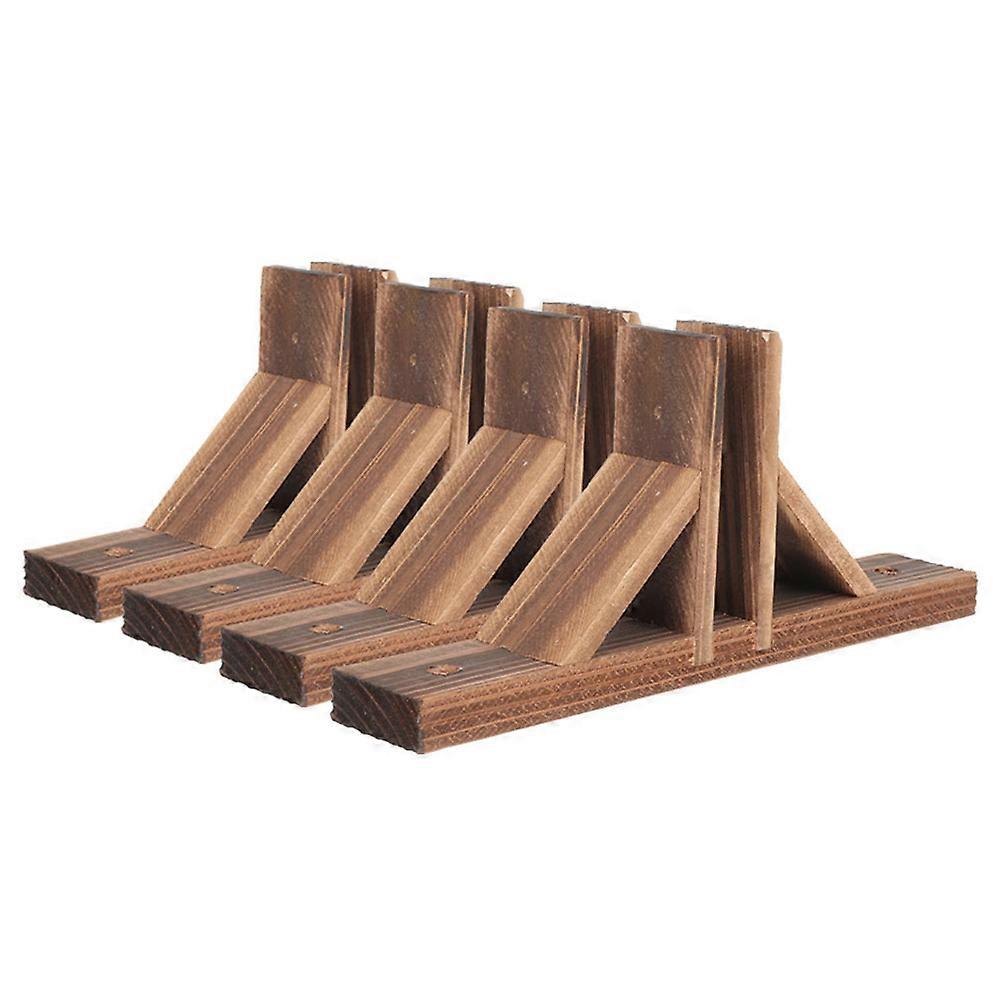 Wood Fence Base Kit for Garden Fence Base Support 20Pcs Set