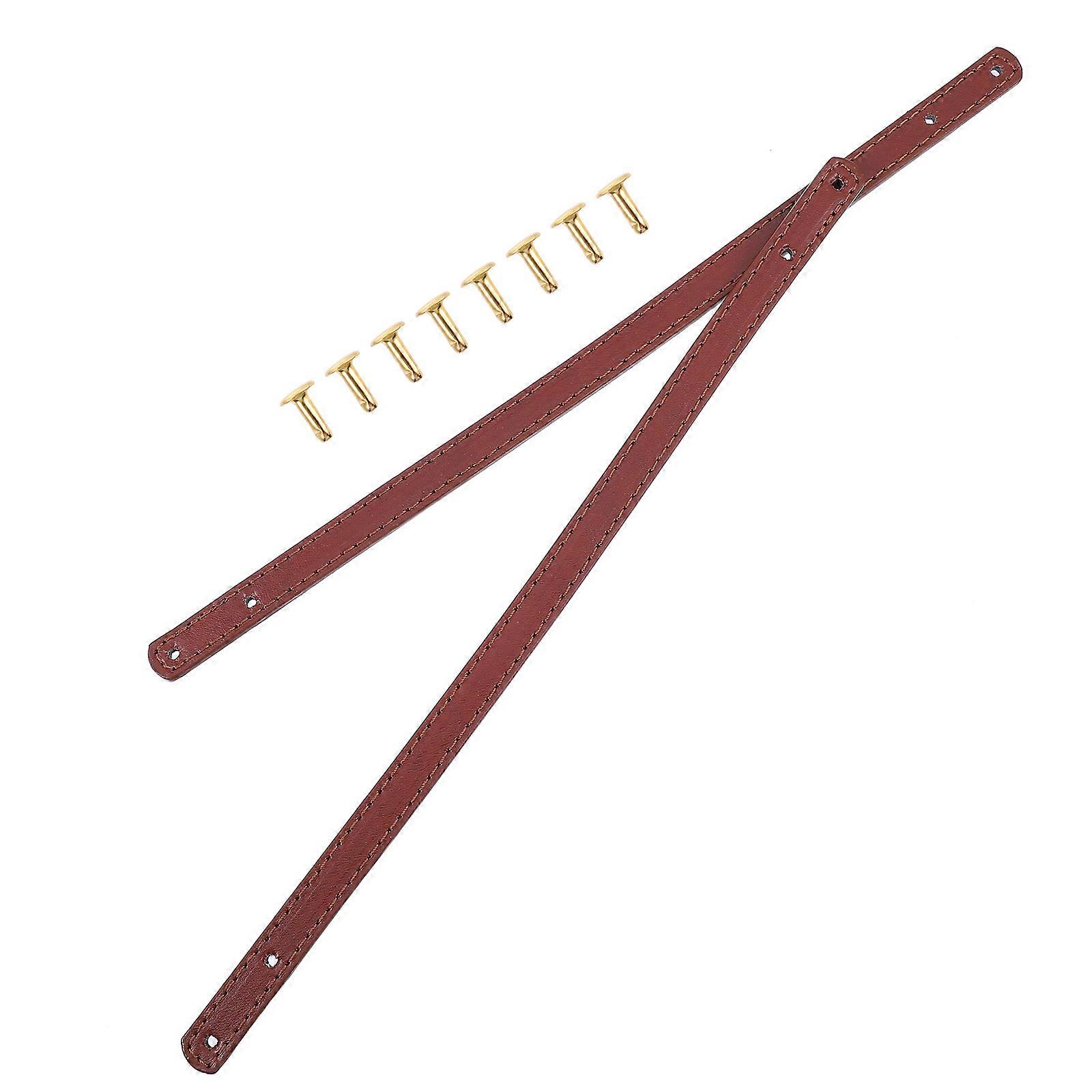 Handbag Strap for Handle Repair Accessories 2Pairs Coffee Shade