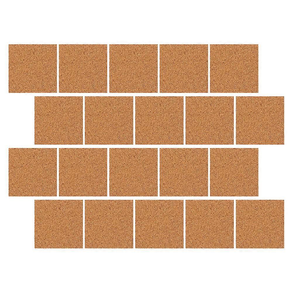 DIY Square Coaster Cork Pads for Heat Insulation 160Pcs Brown Pack