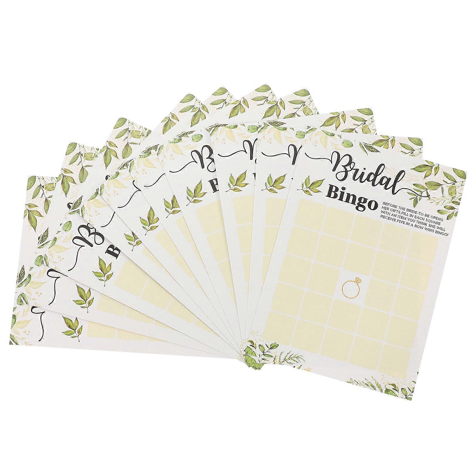 Bridal Party Game Cards for Party Use 50 Sheets Creative Paper Cards
