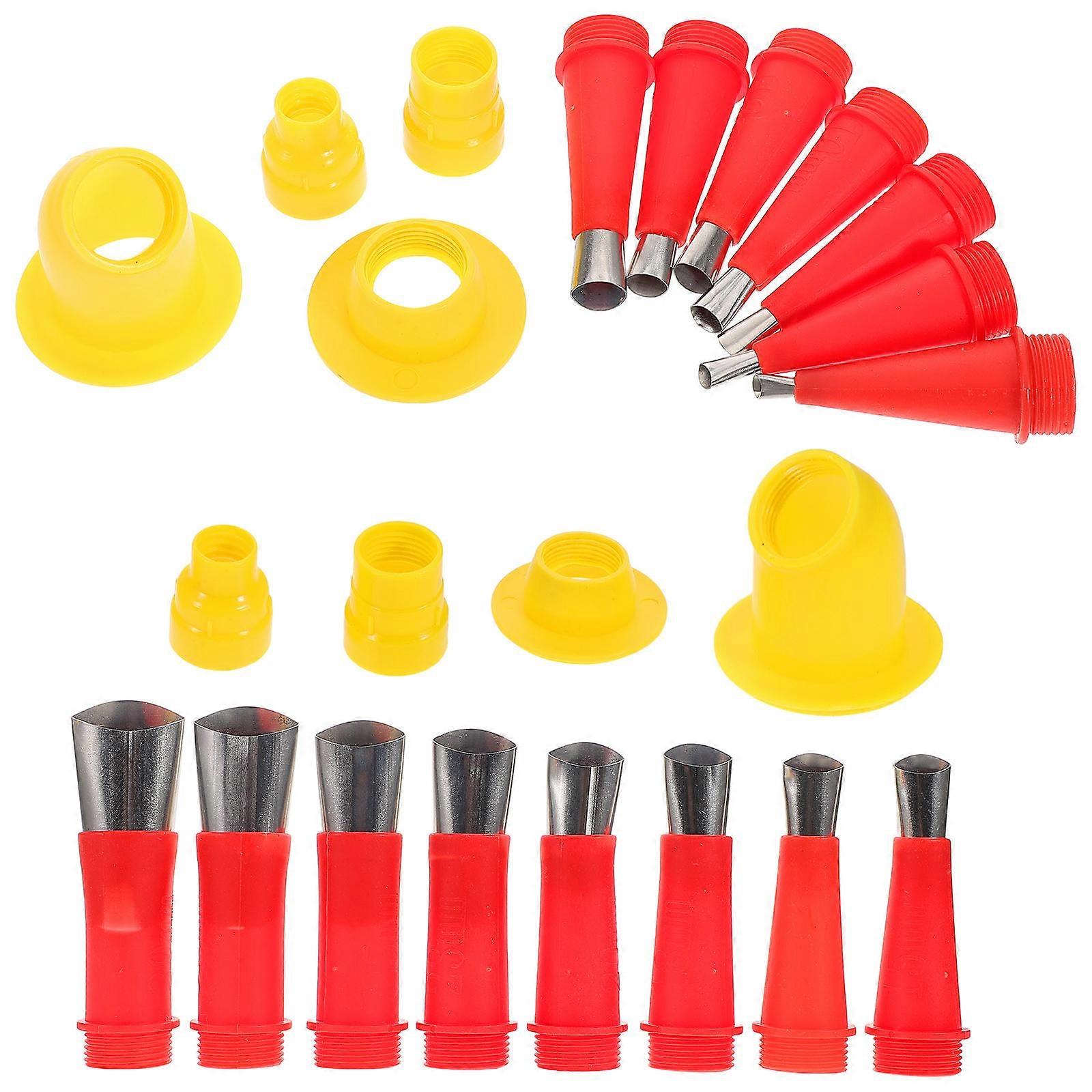 Precision Glue Tips Hardwearing Craftsmanship Caulking Accessories Professional Projects Rubber 37X12X1In 1Set