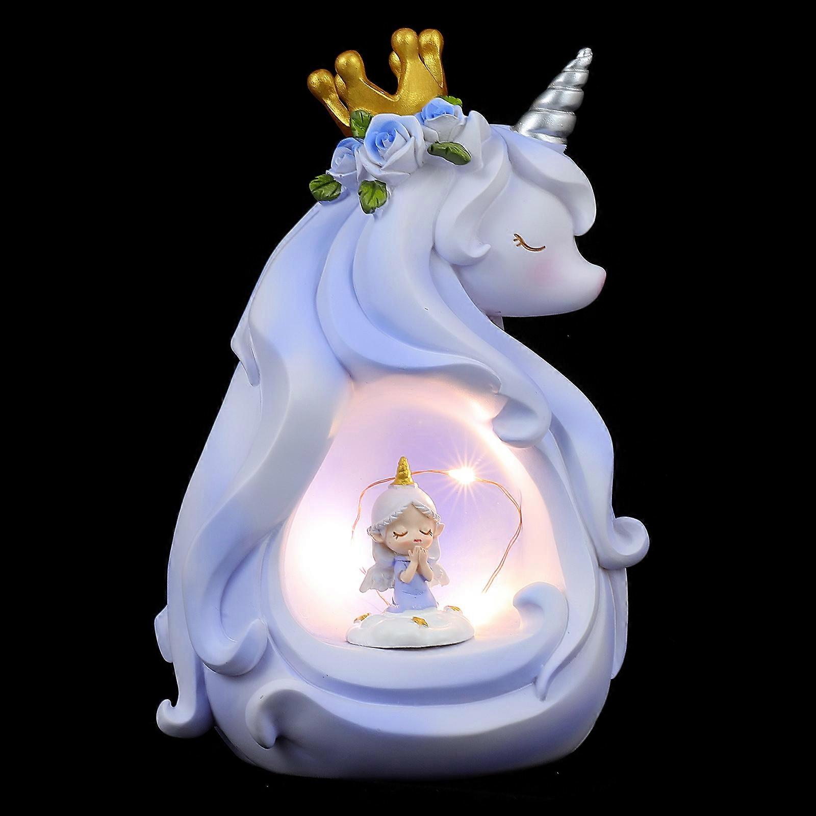 Decorative Unicorn Lamp Resin Table Lamp for Room Lighting 1Pcs