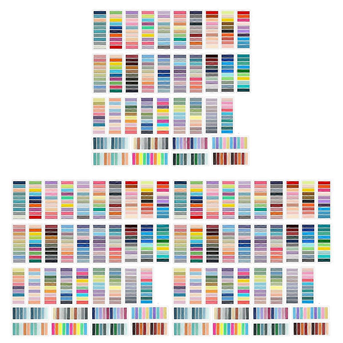 22200 Sheets Transparent Sticky Notes Self-Adhesive BookMarker Annotation Reading Book Clear Tab Pos